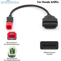 For Honda Motorcycle Diagnostic Cable 6Pin 4Pin to OBD2 16Pin Adapter Plug Cable For CBR1000RR For NC750