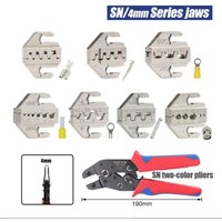 New Alloy SN Crimping Pliers Jaw Width 4mm SN-2546B 02C Crimping Terminals Jaw Slot 48B 58B 06WF 2549 03H Interchangeable Dies
