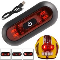 AliExpress KIHOUS 3 PCS Moto Helmet Light Luces Para Casco Bike Taillight Warning Rear Lamp Waterproof LED Light For Wholesale