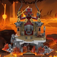 MOC Movie Indiana Jones Temple of Doom Bricks Raiders of The Lost Ark Stones Adventure Raiders Building Blocks Toys Gift