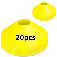 20pcs football cone plate football training plate agility practice Sign Dish Cones Outdoor Football Basketball Training Sports