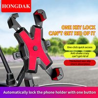 Support de téléphone de vélo universel pour guidon de vélo, support de rétroviseurs pour téléphone portable de 7.2 pouces, Stent antichoc