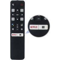 Remote Control (RC802V FUR6 FNR1 FMR1) Replacement for TCL Android 4K UHD Smart TV Without Voice Commands Batteries Not Included