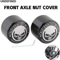Motorcycle Skull Front Axle Nut Cover Caps Fits For Harley Sportster XL Softail Touring Road Street Glide Dyna Street Fat Bob