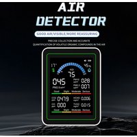 10-in-1 Air Quality Monitor Carbon Dioxide Monitor Formaldehyde Detector Temperature and Humidity Monitor