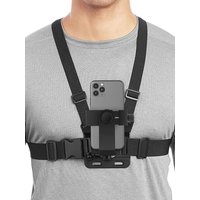 AliExpress NONE First Person Adjustable Chest Strap Holder for Action Camera / Mobile Phone for Streaming Cycling Skiing, for GoPro 1/4