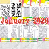 Joy Old Friend Woof Meow Leaves Cozy Spot Pets Metal Cutting Dies Clear Stamps Stencil For DIY Scrapbook Craft New January 2026