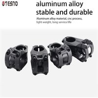 AliExpress TESNO Bike Stem Road MTB Handlebar Stem 31.8mm Fork 28.6mm CNC Aluminum Alloy Bike Parts High-strength Short Bike Stem Cycling