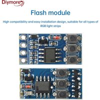 DC5-24V WS2812 Colorful Light Control Board RGB Light Strip Controller Breathing Atmosphere Light LED Driver Module