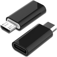 Micro USB (Female) to USB C (Male) Adapter, USB Type C Adapter Connector Compatible with Samsung Galaxy S8+, Plus Note 8+ and Mo