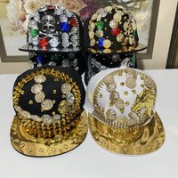 Men And women New Handmade Cool Button Fashion Rivet Street Dance Fashion Cap