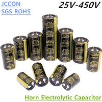2Pcs JCCON Audio Electrolytic Capa25V 35V 63V 80V 100V 200V 250V 400V 450V 3300UF 4700UF 6800UF 10000UF 15000UF 22000UF 47000UF