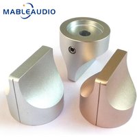 1PCS 28x28mm Solid Pure Aluminum Alloy Knob Volume Potentiometer HIFI Audio Amplifier Tone Knob
