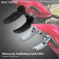 Motorcycle Saddlebag Lid Lifter Latch Kit For Harley Touring Road King FLHR Street Electra Glide FLHT FLTRX FLHTK 14-23 Aluminum