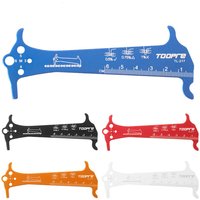 Bicycle Chain Checker Bike Chain Wear Indicator Ruler Repair Tool MTB Road Chain Gauge Bolt Measurement Checker Screw Diameter