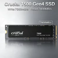 Powerful Performance Crucial T500 1TB Gen4 NVMe M.2 SSD 7300MB/s OEM Original for PS5 Laptop PC Gaming