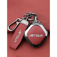 Zinc Alloy Car Key Case Fob for Chery Jetour Dashing IDM I-DM X-1 Plus DTC 2022 2025 Keychain Remote Cover Bag Shell Accessories