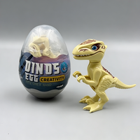 Tyrannosaurus Rex Dinosaur Egg Building Blocks Set Assembly Toys Blind Box Finger Dinosaur Twist Egg Classroom Gifts Easter Toys