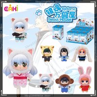 New Genuine EAKI Gintama Beast House Plush Blind Box Anime Figure Sakata Gintoki Shimura Shinpachi Kagura Kawaii Doll Toys Gift