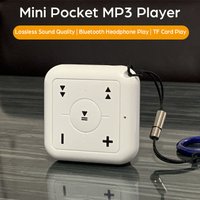 Mini Pocket Bluetooth 5.3 MP3 Player Wireless HIFI Lossless Sports Walkman TF Card MP3 Music Player Support Bluetooth Headphones