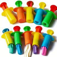10/20/30/40 Pack Clay Dough Tool Set Play Dough Non Toxic Modeling Dough Extruder Set - Various Colors