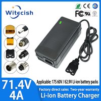 71.4V 4A 5A charger for 17s 60V 62.9V Li-ion battery pack Charger high quality Plug IEC/XT90/XT60/XLR/GX16/EU/US/UK/AU