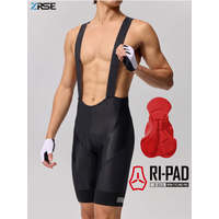 AliExpress ZRSE Men's Summer Cycling Bib Shorts High Density 5H+ Pad Moisture Wicking Breathable Back Storage Pocket for Road & MTB Riding