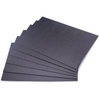 400mm X 200mm Real Carbon Fiber Plate Panel Sheets 0.5mm 1mm 1.5mm 2mm 3mm 4mm 5mm Thickness Composite Hardness Material