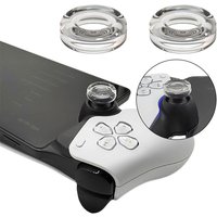 1Pair For PS5 Portal Rocker Cap Liquid Silicone Transparent Game Controller Cover Stick Thumb Grip Rocker Caps Accessories