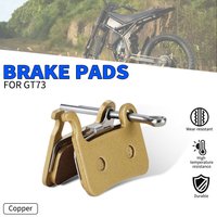 Disc Brake Pads Sintered Metal Front Rear Brake Disk Copper-Based Motorcycle Accessories For GT73 GT 73 Electric Dirt E-Bike