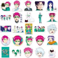 10/50PCS Anime The Disastrous Life of Saiki K Sticker Cartoon Fun Graffiti Waterproof Decal Personalized DIY Water Cup Scooter