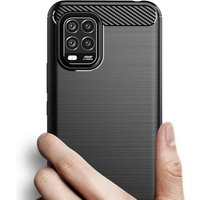 For Xiaomi Mi 10 Lite Mi10 lite Soft Silicone Case Luxury Carbon Fiber Cover for mi 10lite 5g mi10lite Shockproof Matte Cases