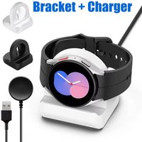 Magnetic Watch Wireless Charger For Samsung Galaxy Watch 4 3 Active 2 Portable Watch Fast Charging Dock Station Desktop Charging