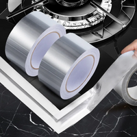 Sink Waterproof Sticker Anti-mold Tape Countertop Toilet Gap Heat Insulation Aluminum Foil Tape Bathroom Kitchen Accessories
