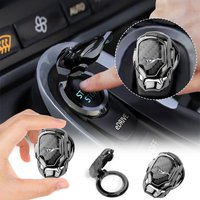 Metal Car One-button Ignition Switch Protection Cover for Ford Mustang Fiesta MK1 MK2 MK3 MK7 Mondeo MK4 ST Focus Focus