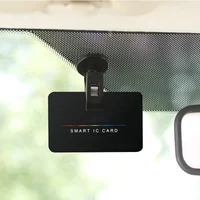 2 PCS Car Hook Clips Parking Access Paste Ticket Card Holder Grapas De Plastico Para Automovil Organizador Cables Car Interior