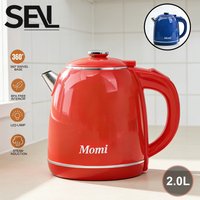 2.0L Fast Boil Electric Kettle Stainless Steel Portable Water Heater Electric Tea Pot for Home Use Travel Business Trip Hotel