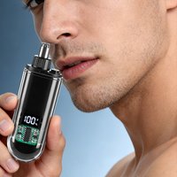 JLL5009 Mini Rechargeable Portable Nose Hair Trimmer with Smart Digital Display, Detachable, Washable Electric Nose Hair Remover