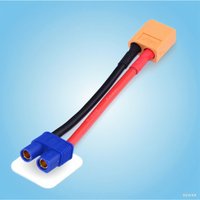 RC XT60 Male To Female EC3 Charger / Adapter Lead Car Boat Lipo Battery Plane