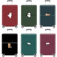 Thick Elastic Animal Prints Luggage Protective Cover Suit for 18-32 Inch Bag Suitcase Covers Trolley Cover Travel Accessories