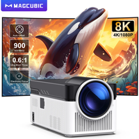 Magcubic HY450 900 ANSI Projector With Ultra Short Throw Auto Offset 1080P 8K Electronic Focus Air Mouse Voice Assistant