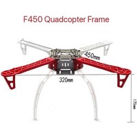 F450 V2 Four Axis Reinforced Arm Frame Nezha Multi rotor FPV Crossover Aircraft Model Aerial Drone Set