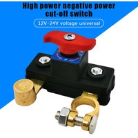 【C】Car Battery Cut Off Switch Disconnect Automatic Circuit Breaker Anti-Leakage Switch Isolator For Cars Truck 12V/24V 1PC