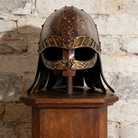 Renaissance Viking Helmet Medieval Vintage Cosplay Costume Prop for Performance