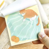 100sheets Cute Cat Memo Notes Creative Collage DIY Scrapbooking Aesthetic Material Paper School Office Supplies