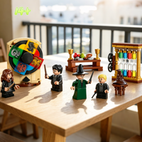 In Stock Hogwarts Castle Sorting Hat Ceremony Puzzle Building Blocks Harry Potter Series Toys For Christmas Birthday Gifts
