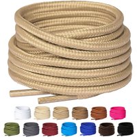 2 Pair Classic Round Shoelaces for Sneakers Boots Hiking Shoes Shoelace Oxford Heavy Duty and Durable Shoe Laces