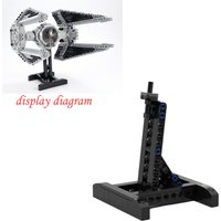 NEW MOC Creativity 75095 TIE Interceptor Fighter Display Stand Building Blocks DIY Assemble Model Display Bricks Kid Toys Gift