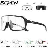 AliExpress SCVCN Photochromic Hiking Eyewear Cycling Sunglasses Glasses Men's UV400 Women Sports for Men Road Mountain Bike Bicycle Goggles