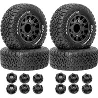 1/10 1/8 RC Short Course Truck Tires OD 113mm And Wheels 12mm 14mm 17mm Hex for 1:8 1:10 Scale Off Road Truck Car Traxxas Slash